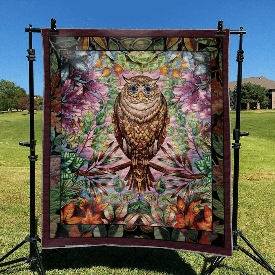 Owl Owls Owls Wow Quilt Blanket Dhc04011545Dd