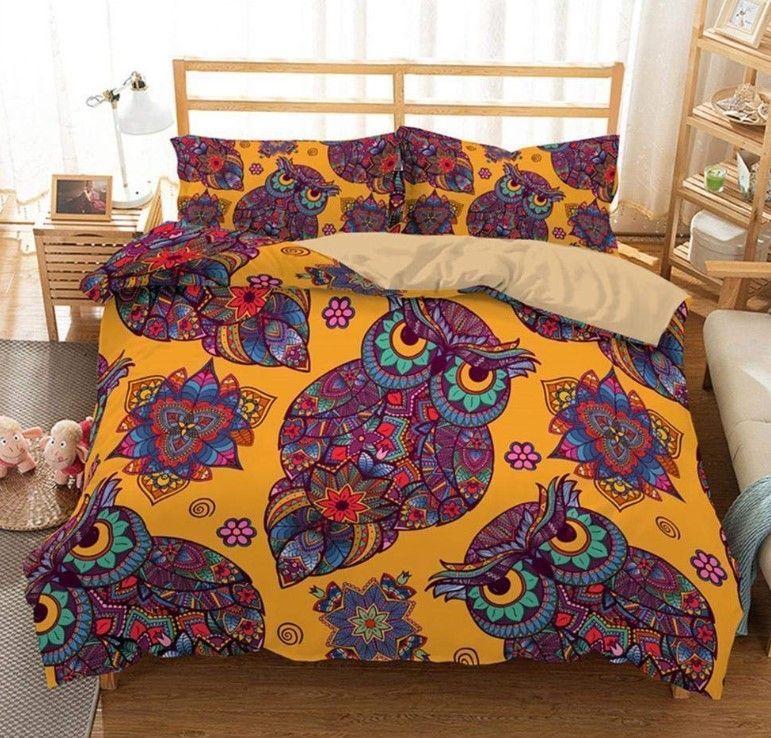 Owl Pattern Bedding Set