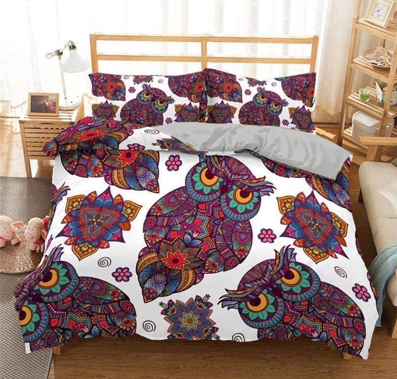 Owl Pattern Bedding Set