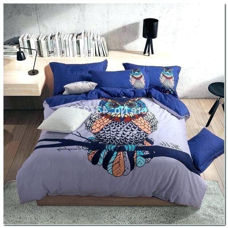 Owl Pattern Perched On Tree Bedding Set