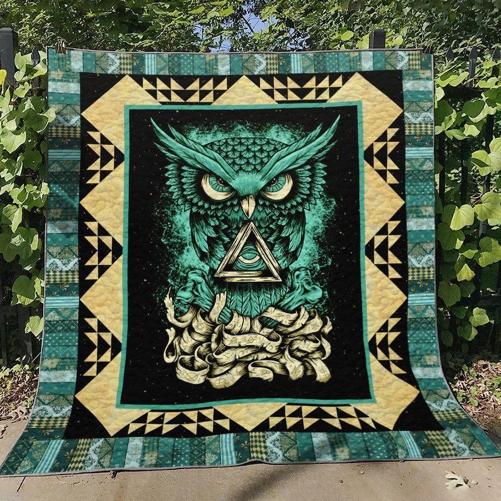 Owl QN230724B Quilt Blanket