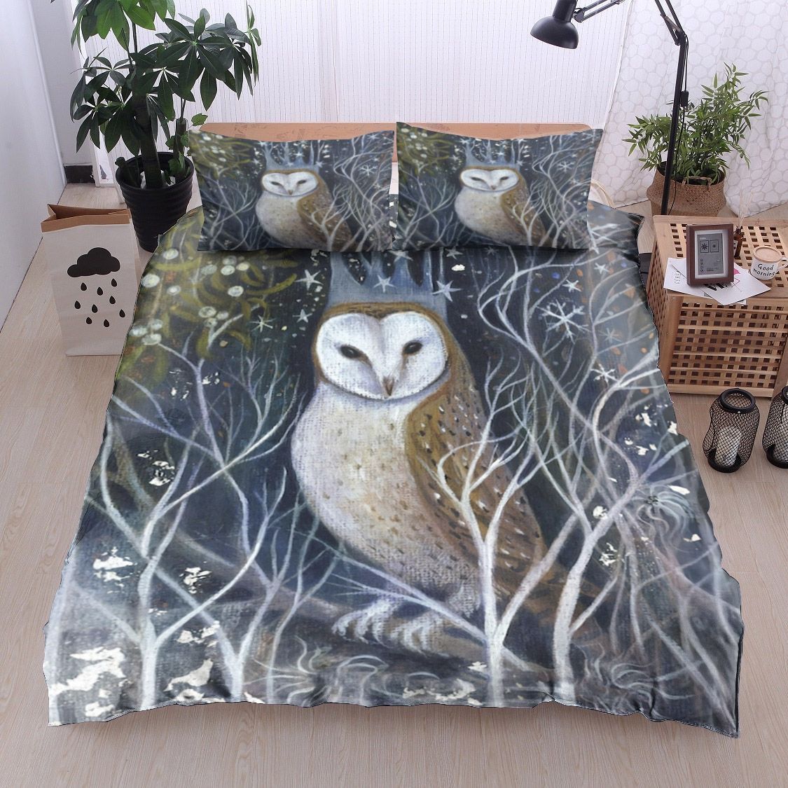 Owl Queen Bedding Set