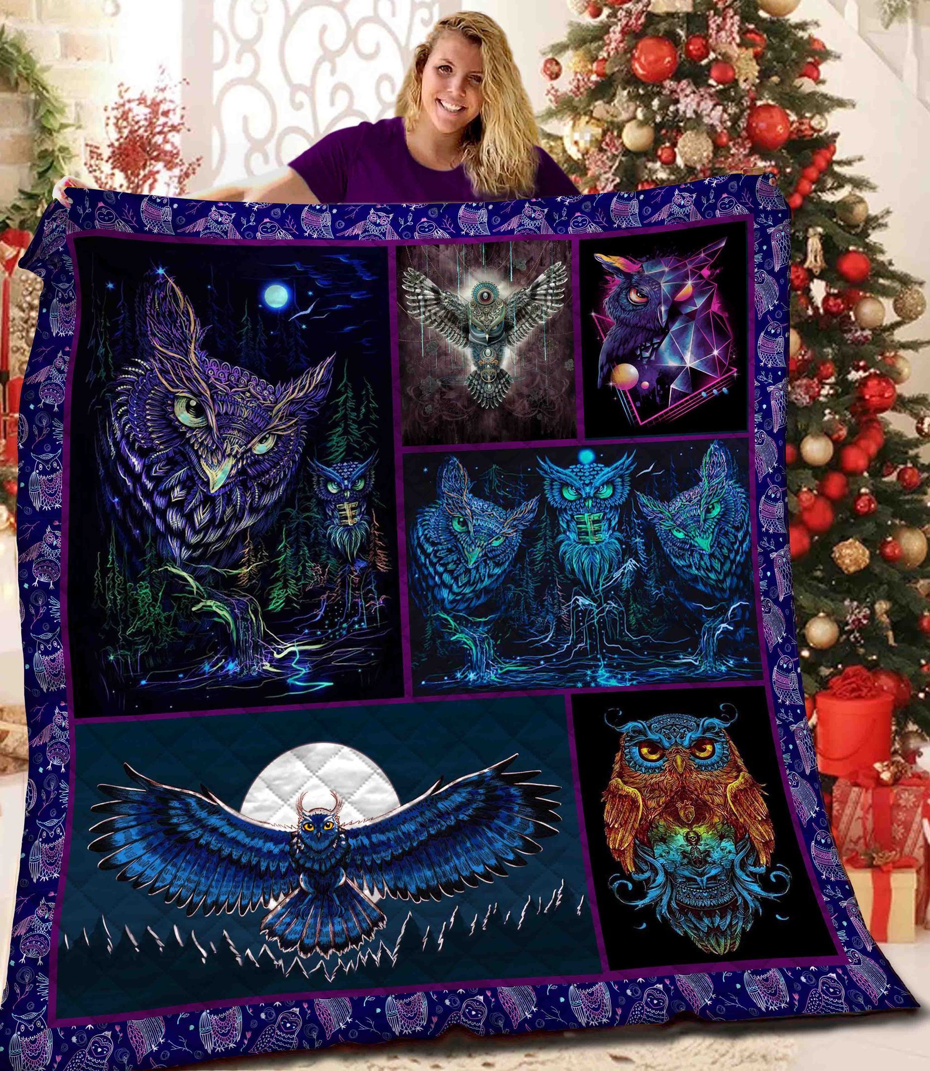 Owl Quilt Blanket BBB011126SM