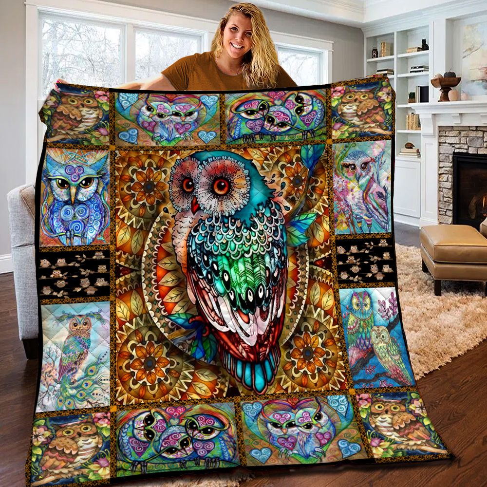 Owl Quilt Blanket BBB060222SM