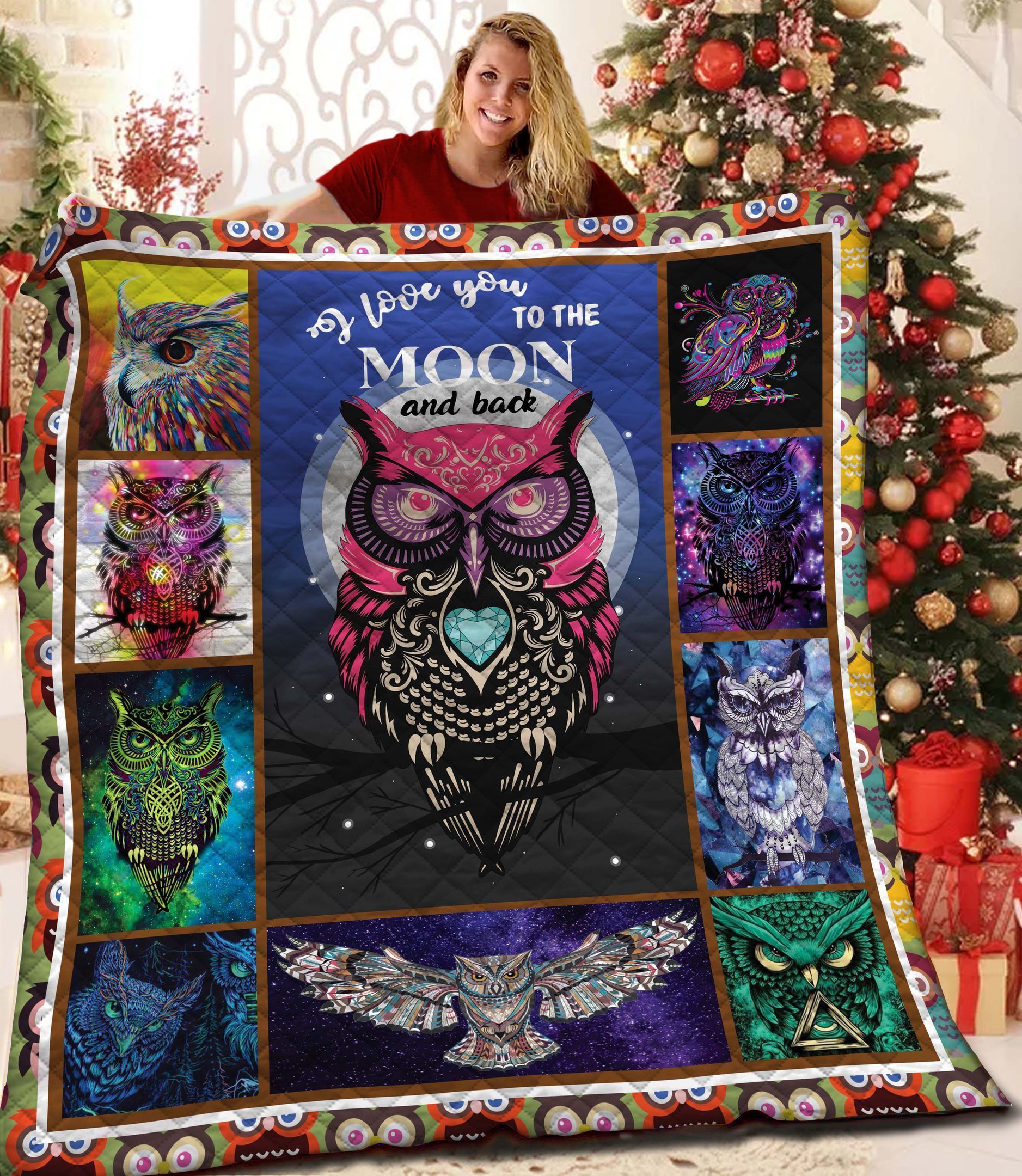 Owl Quilt Blanket BBB091115SM