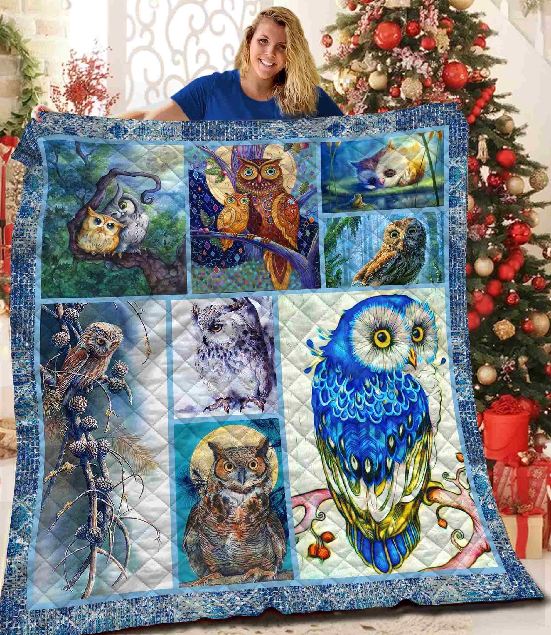 Owl Quilt Blanket BBB091211NB