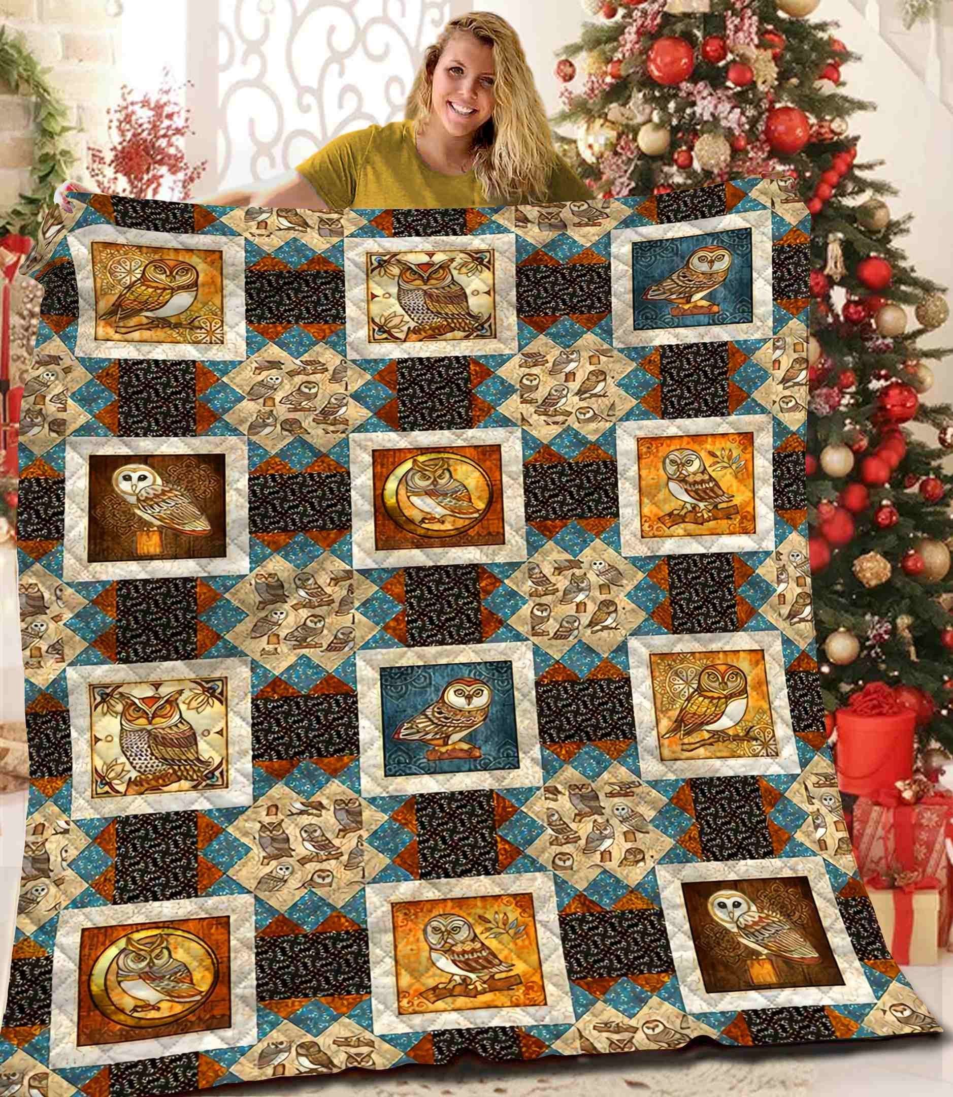 Owl Quilt Blanket BBB091212NB