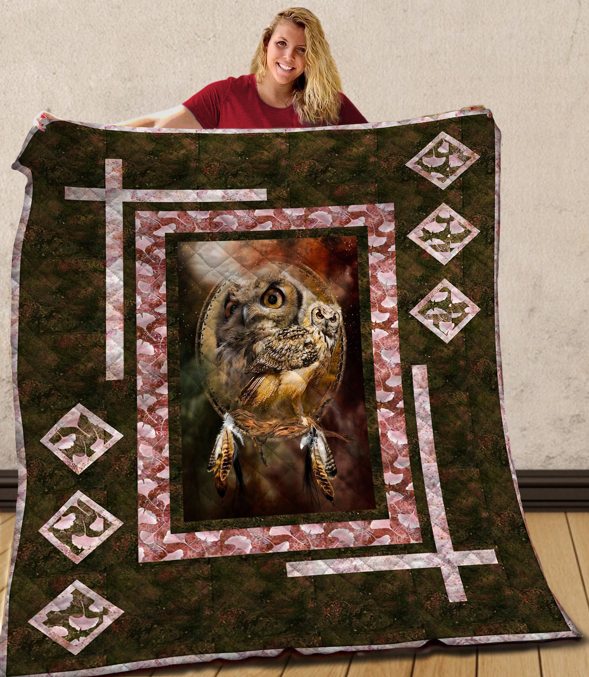 Owl Quilt Blanket C9B040602VV