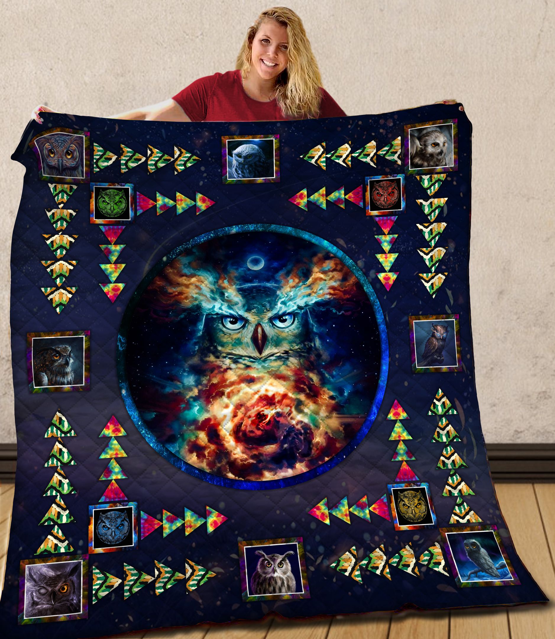 Owl Quilt Blanket C9B050602VV