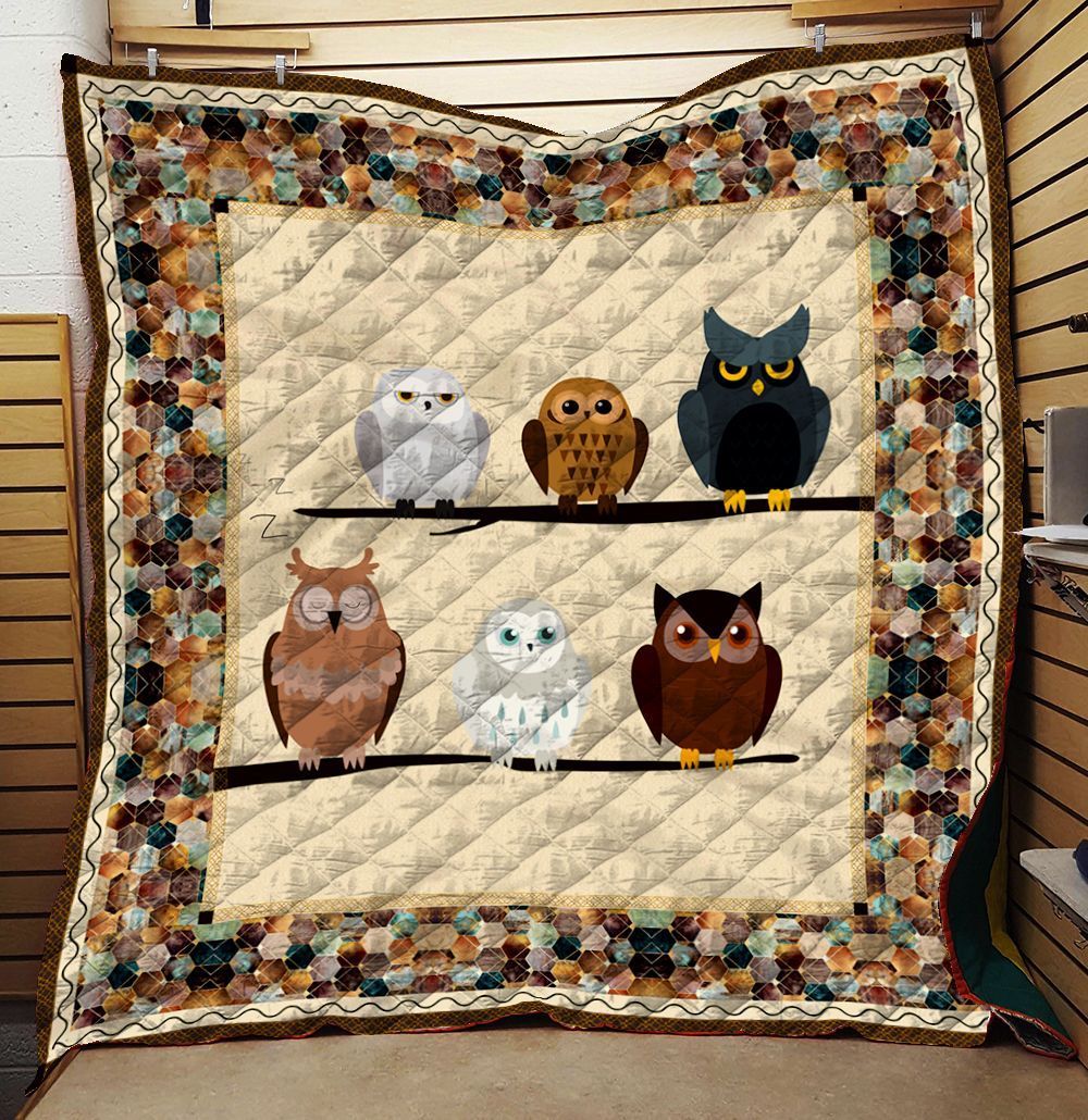 Owl Quilt Blanket C9B250231NM