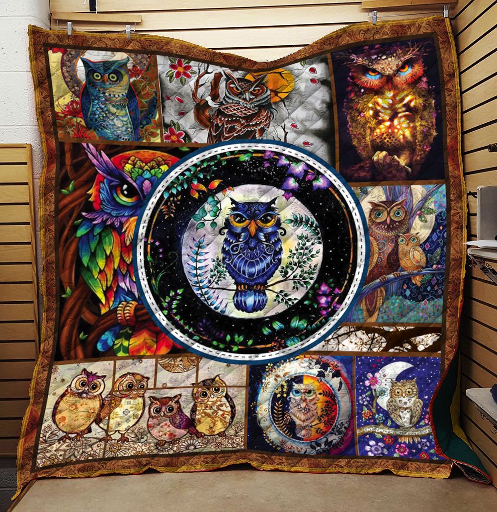 Owl Quilt Blanket C9B250232NM