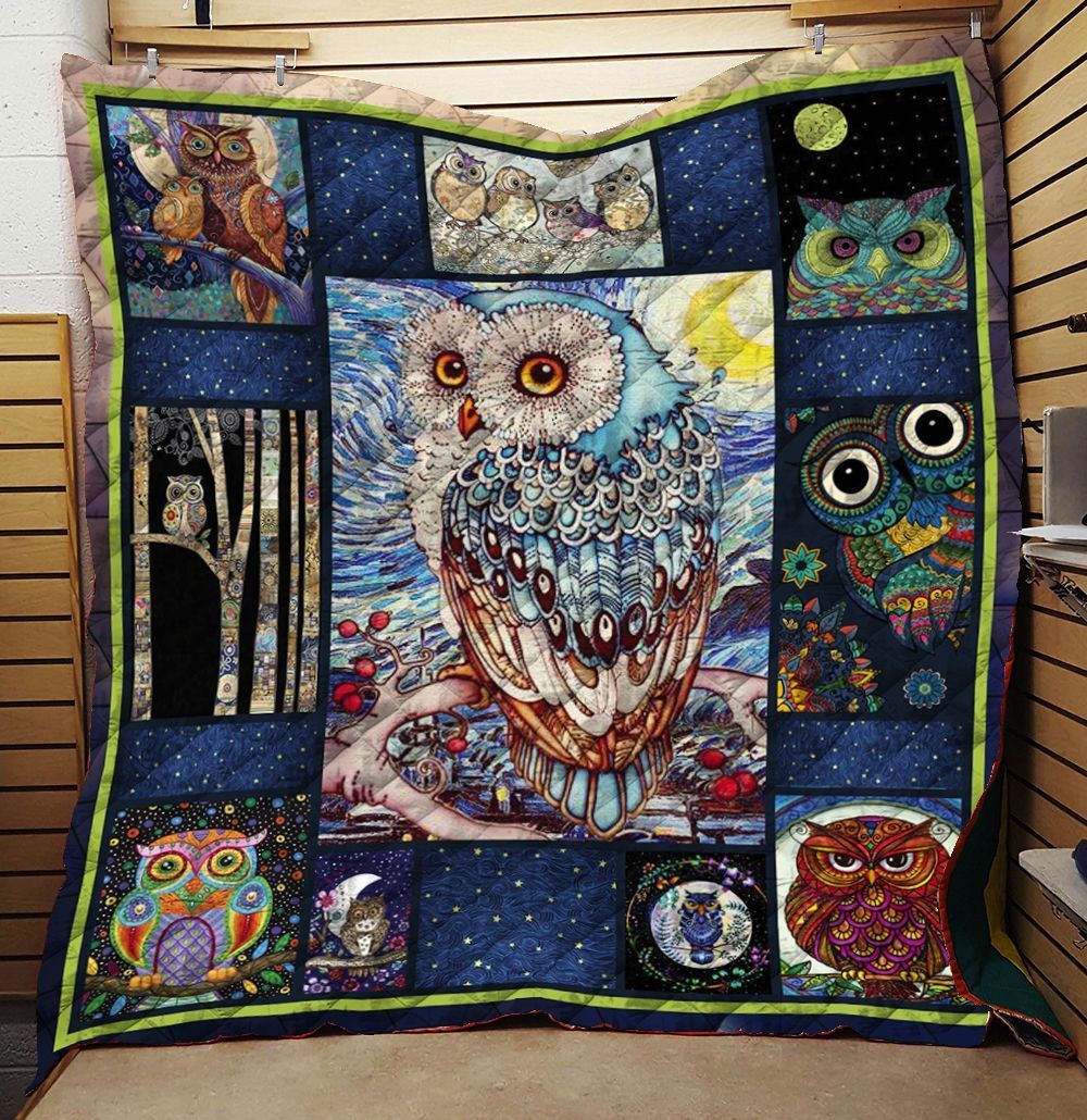 Owl Quilt Blanket C9B250233NM
