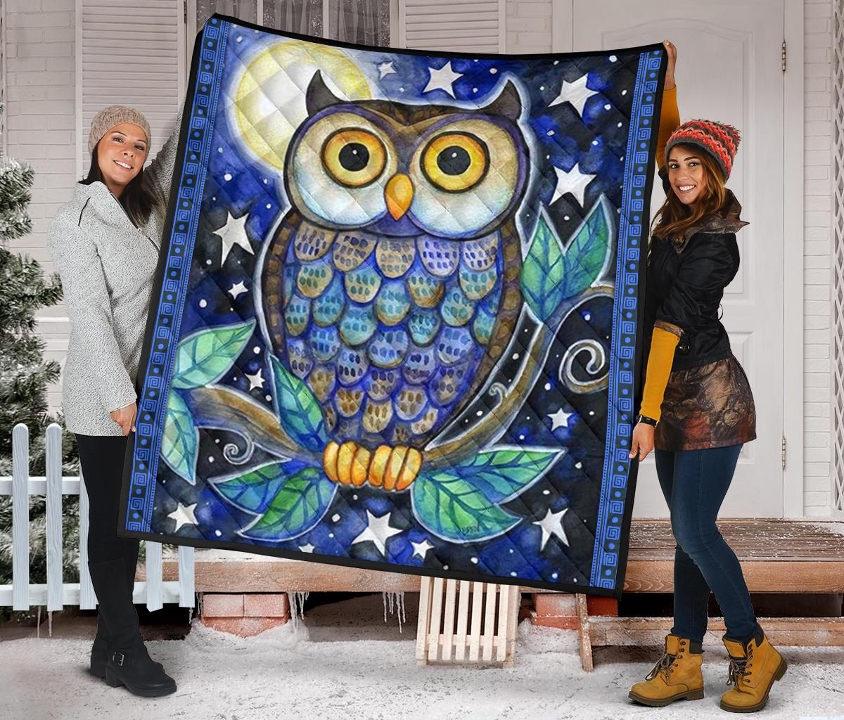 Owl Quilt Blanket Dhc09121370Dd