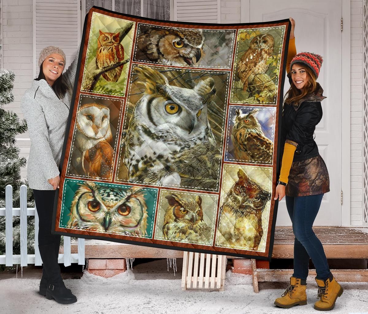 Owl Quilt Blanket Dhc09121374Dd