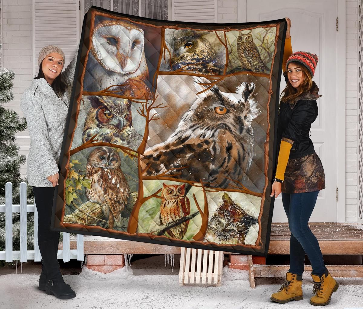 Owl Quilt Blanket Dhc09121404Dd