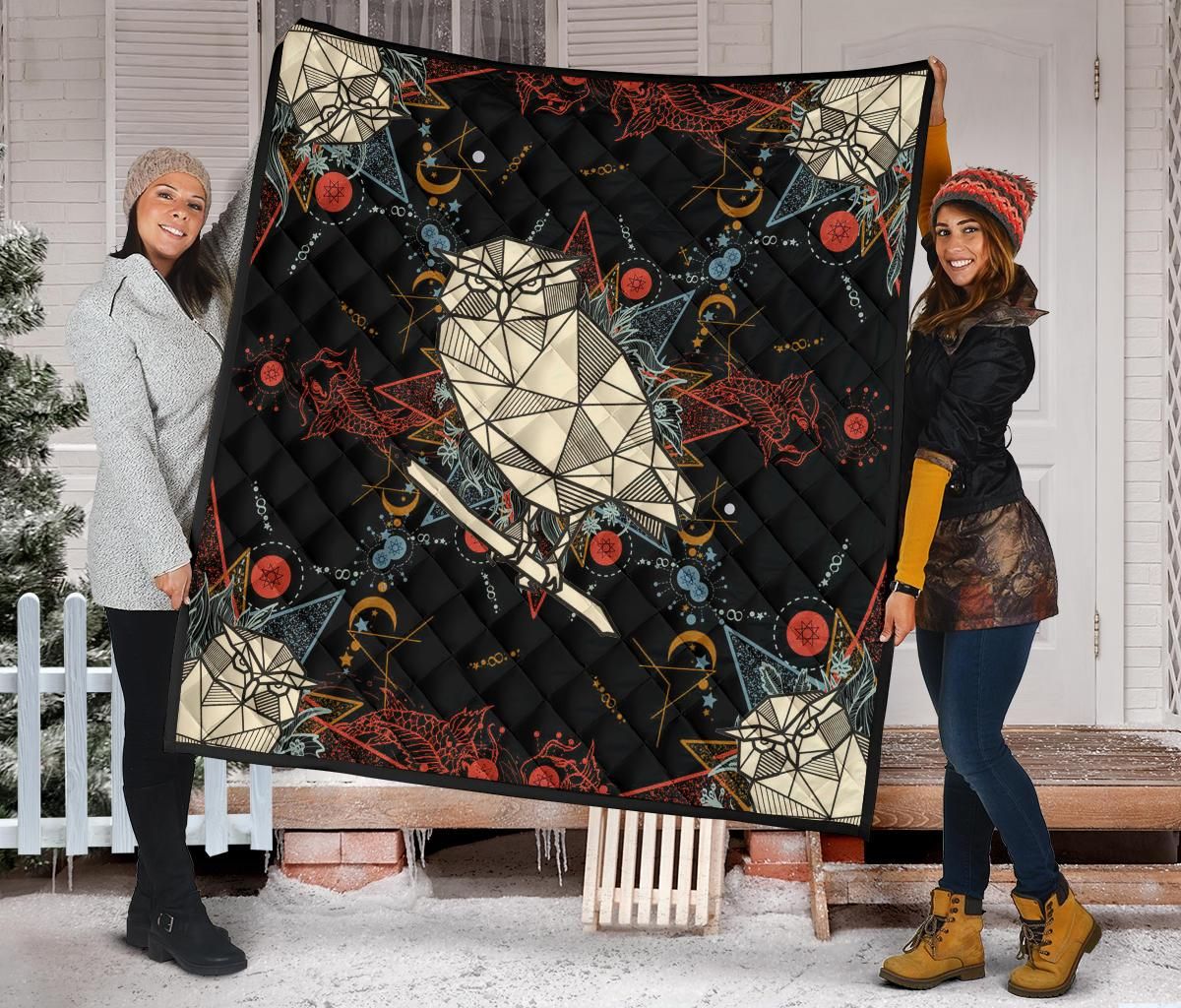 Owl Quilt Blanket Dhc09121414Dd