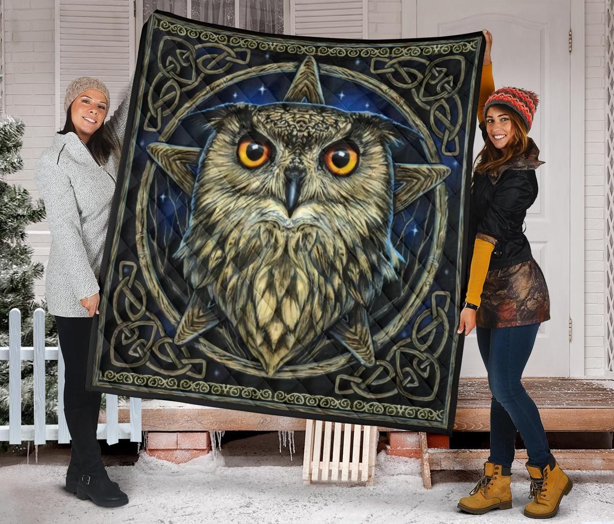 Owl Quilt Blanket Dhc09121423Dd