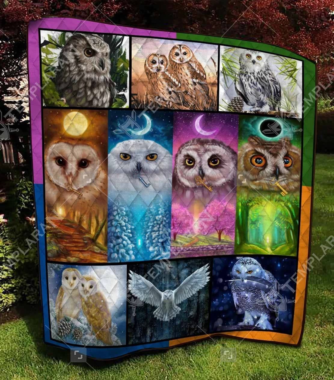 Owl Quilt Blanket DHC13121439VT