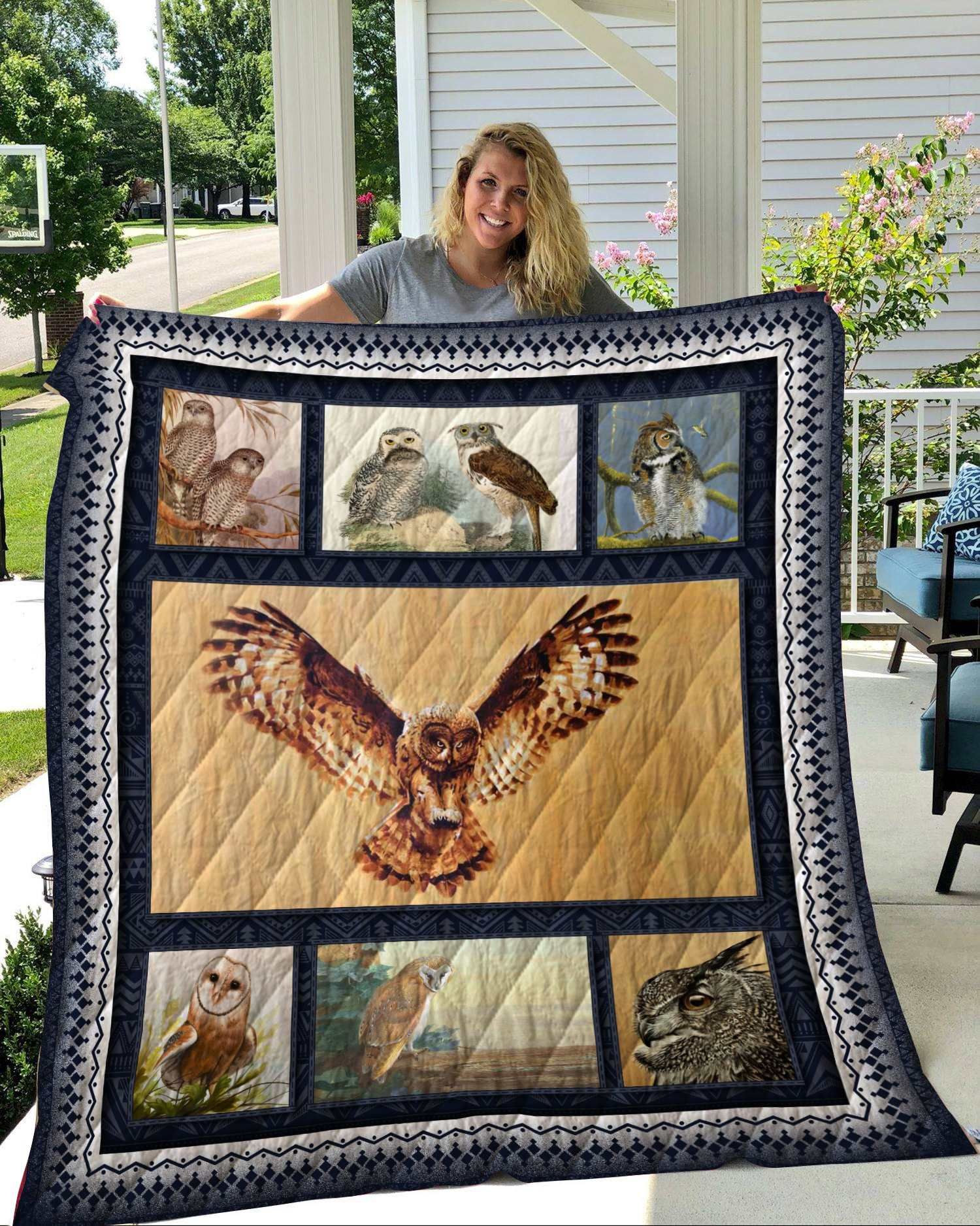 Owl Quilt Blanket DHC2911122VT