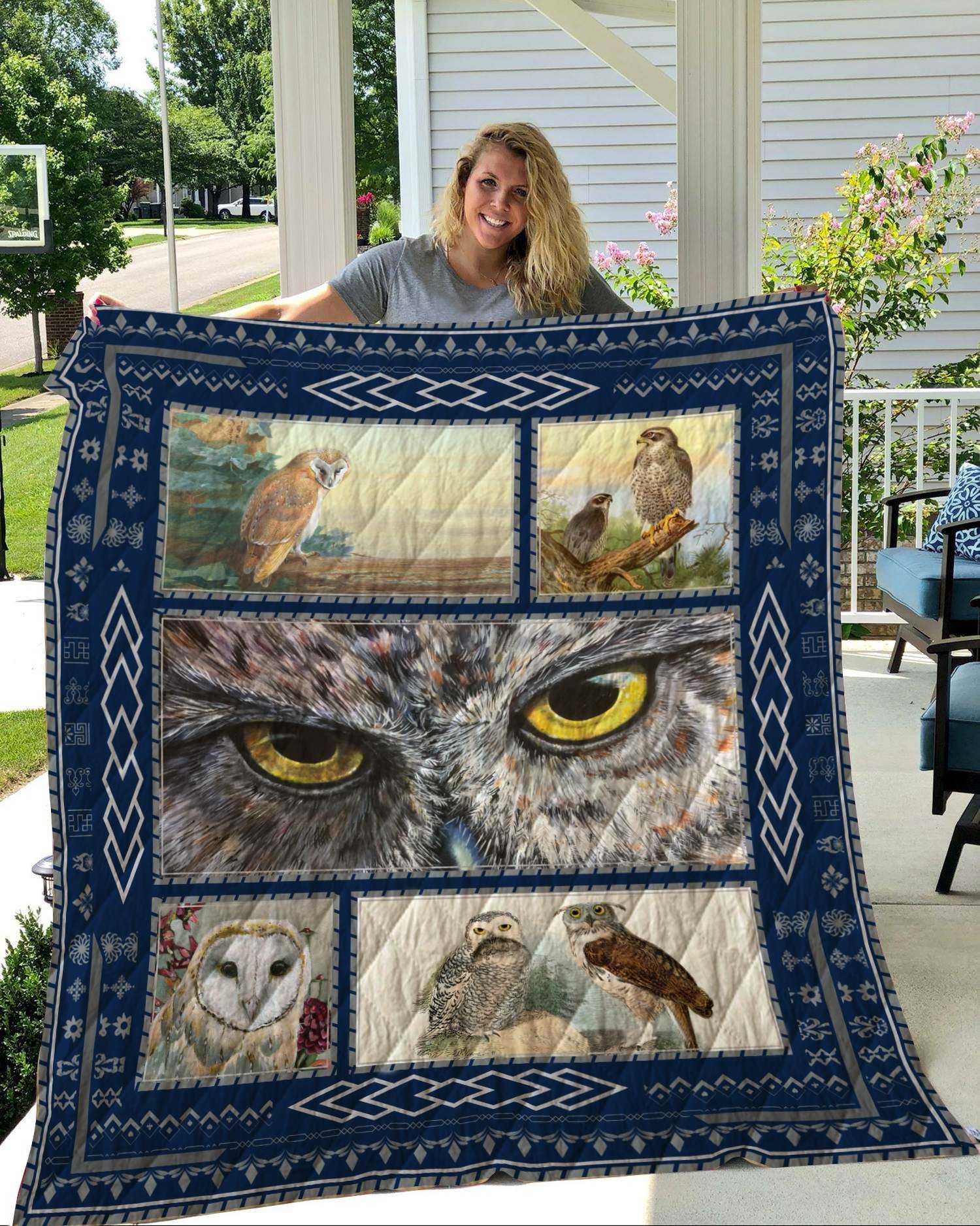Owl Quilt Blanket DHC2911123VT