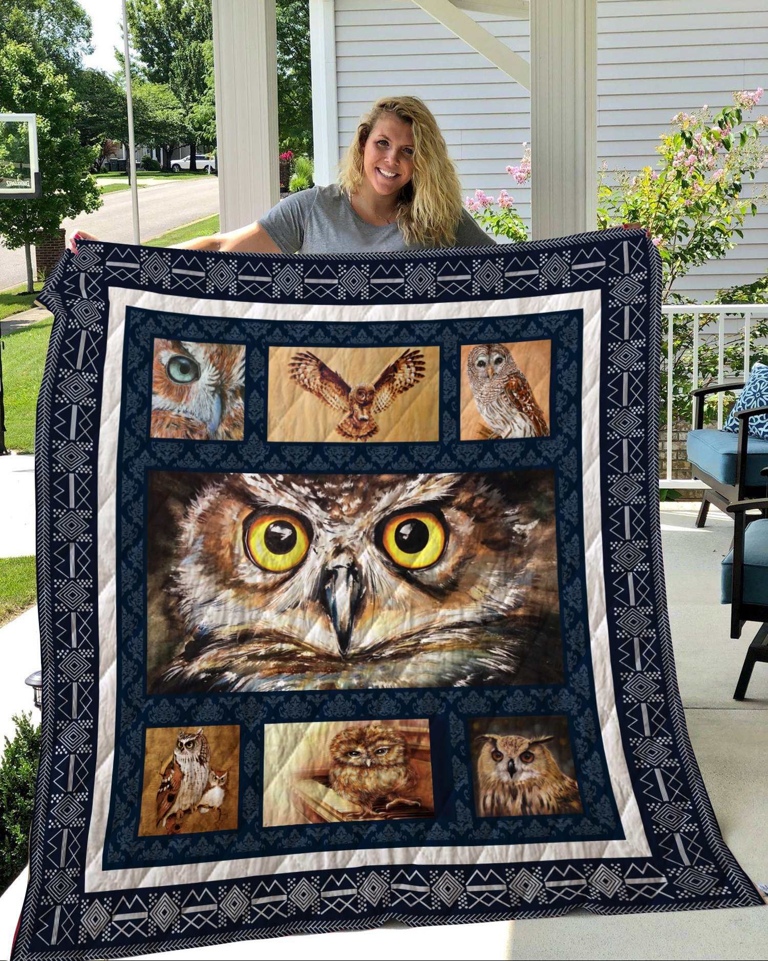 Owl Quilt Blanket DHC2911124VT