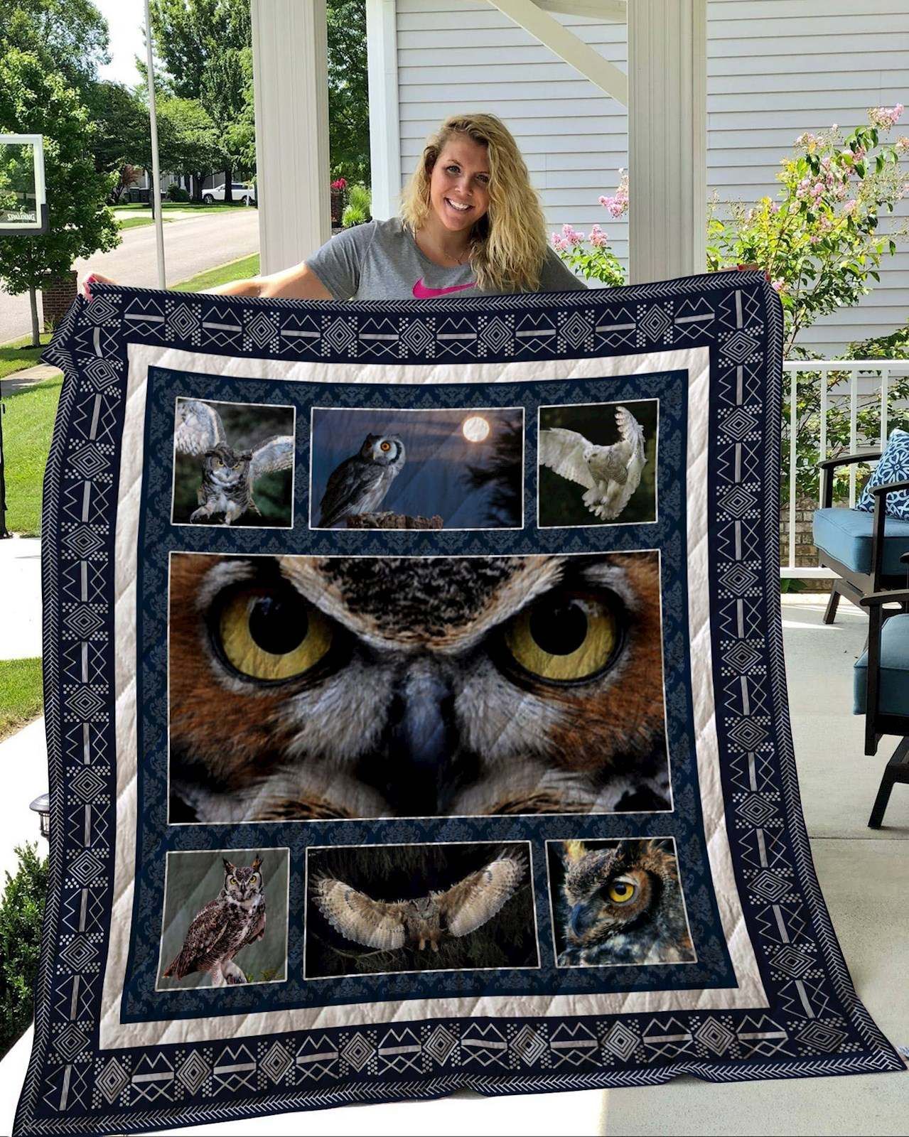 Owl Quilt Blanket DHC2911293VT