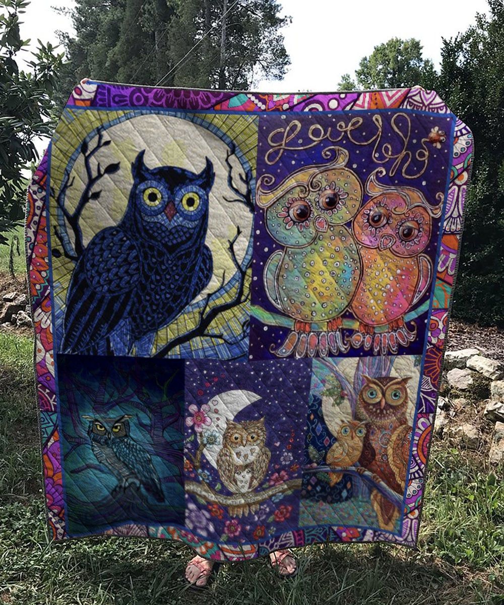 Owl Rhythm Divine Quilt Blanket DHC020120520TD