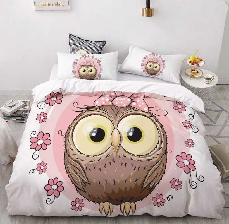 Owl Ribbon Bedding Set