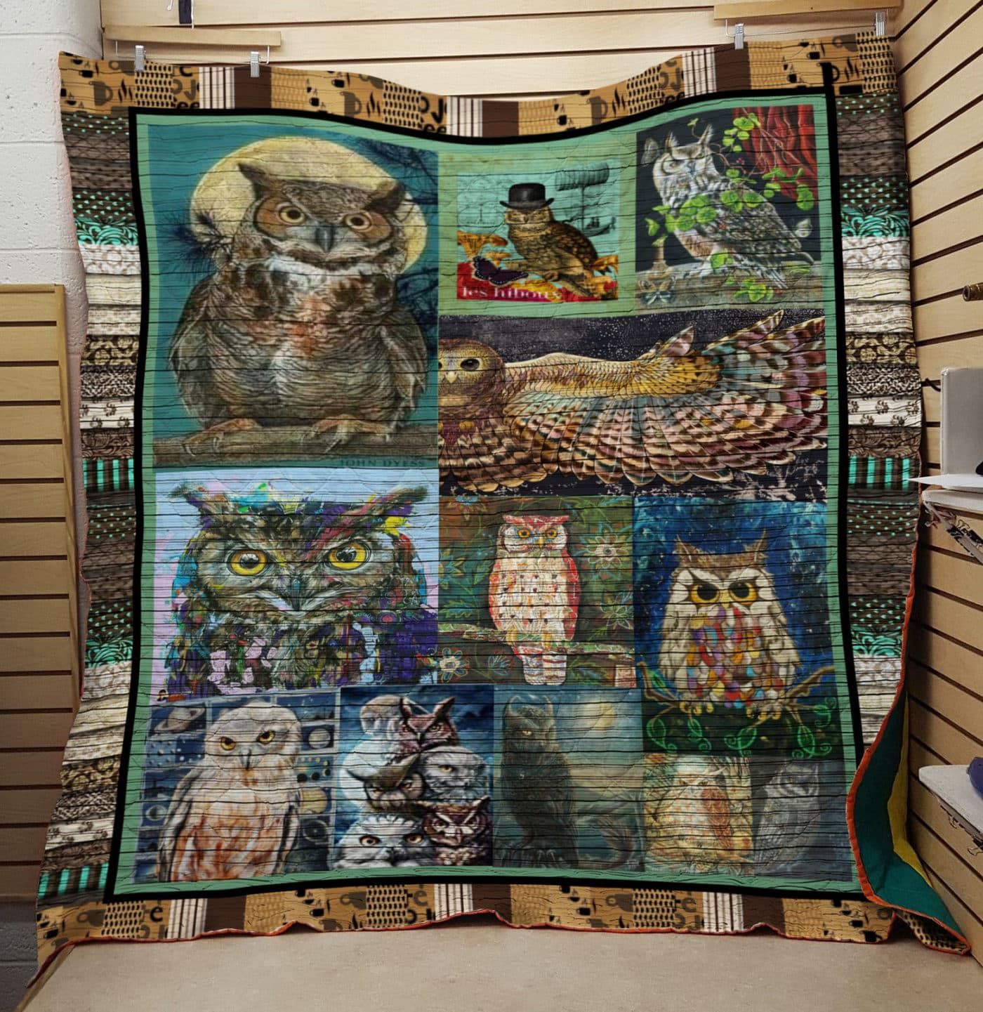 Owl She S Unsual Quilt Blanket DHC31121632TD