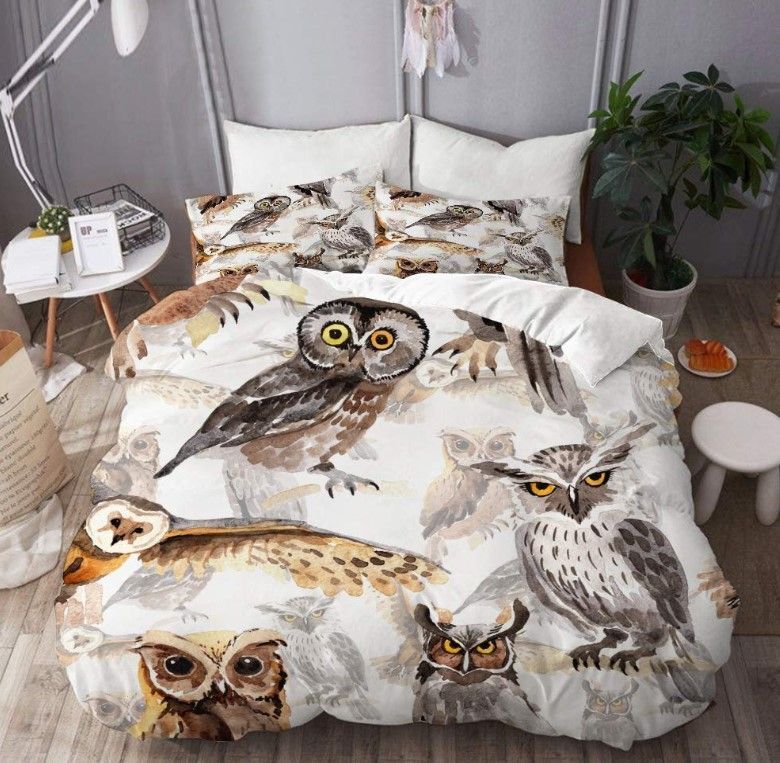 Owl Species Bedding Set