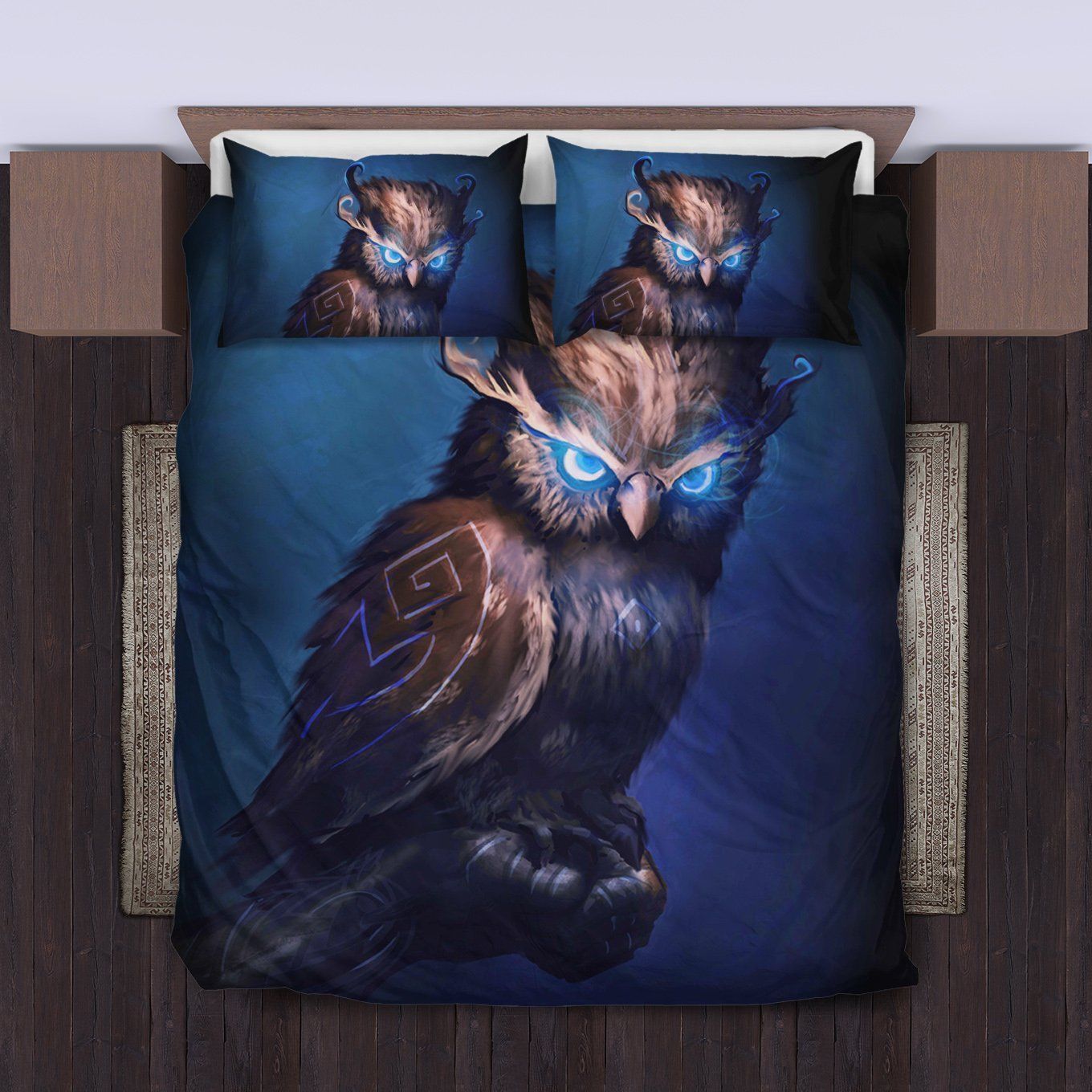 Owl Staring You Bedding Set