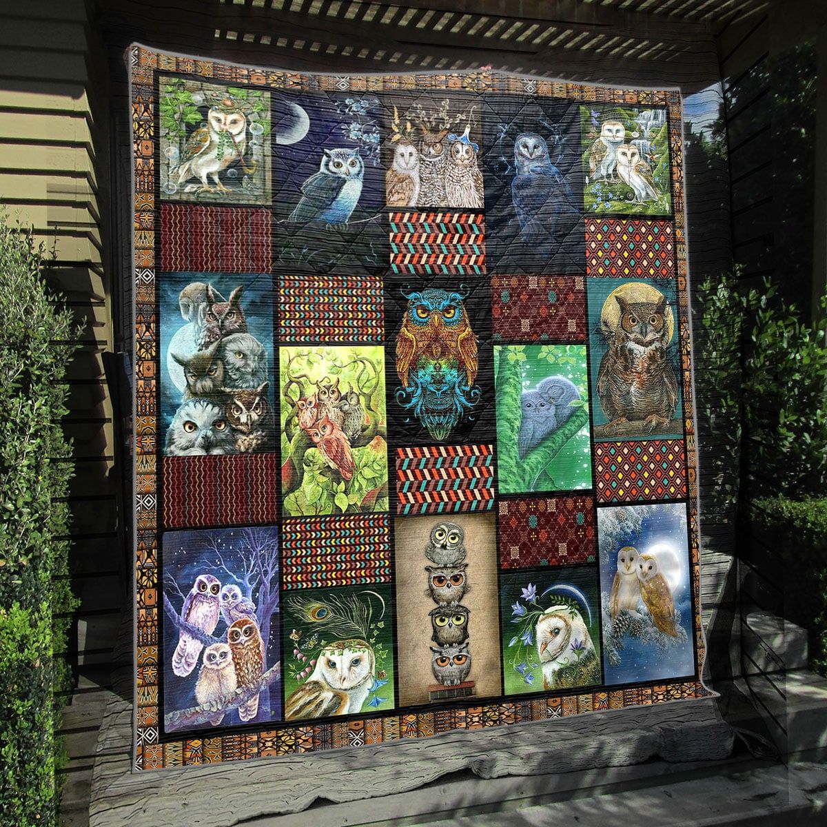 Owl Taki Taki Taki Quilt Blanket DHC020120970TD