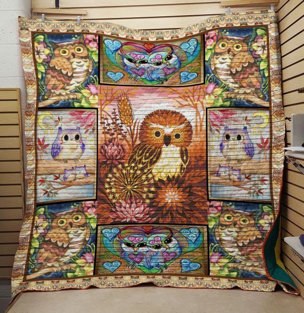 Owl Tchu Tchu Tchu Quilt Blanket DHC020120524TD