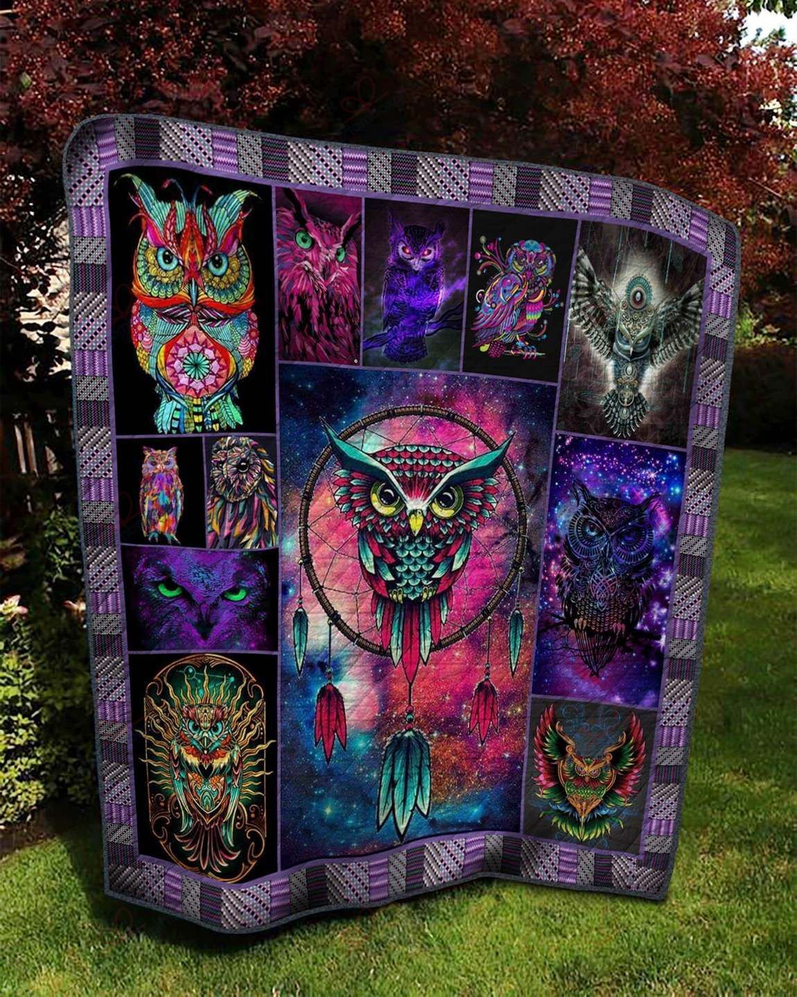 Owl TH2509407CL Quilt Blanket