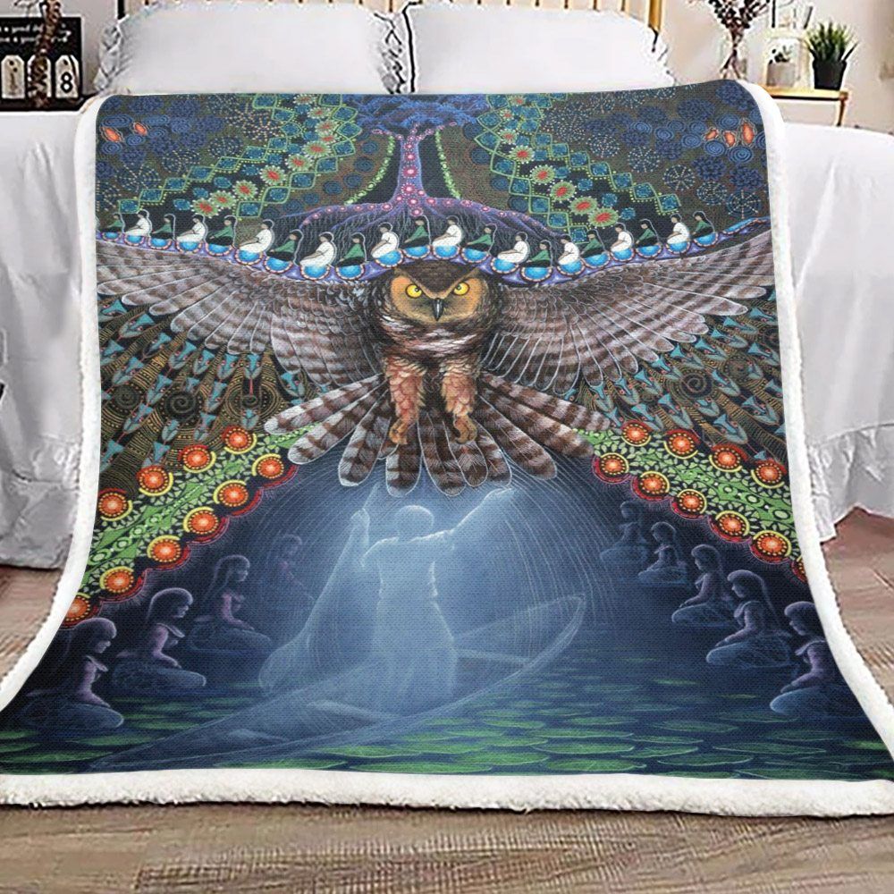Owl Sherpa Fleece