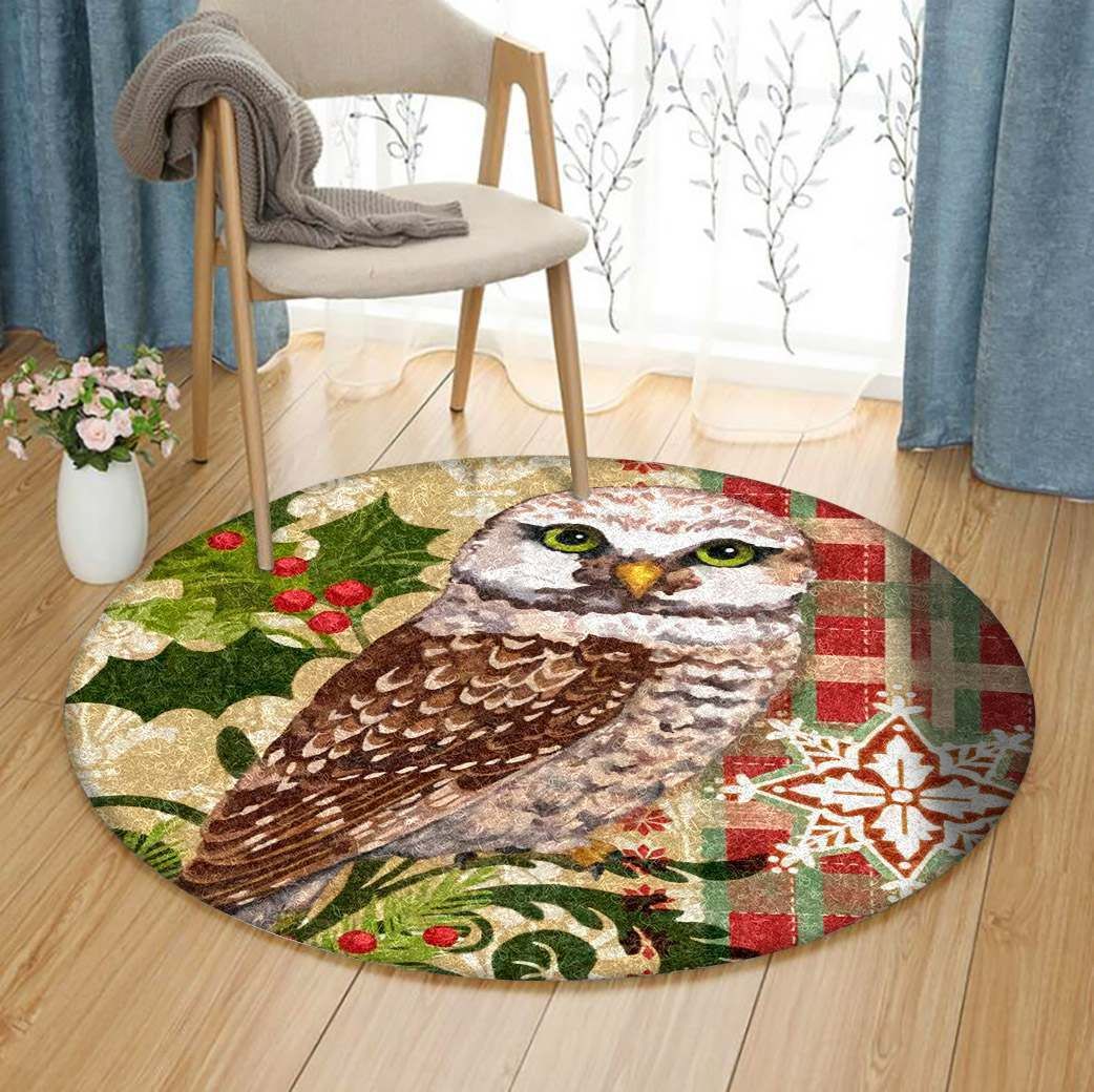 Owl Round Carpet