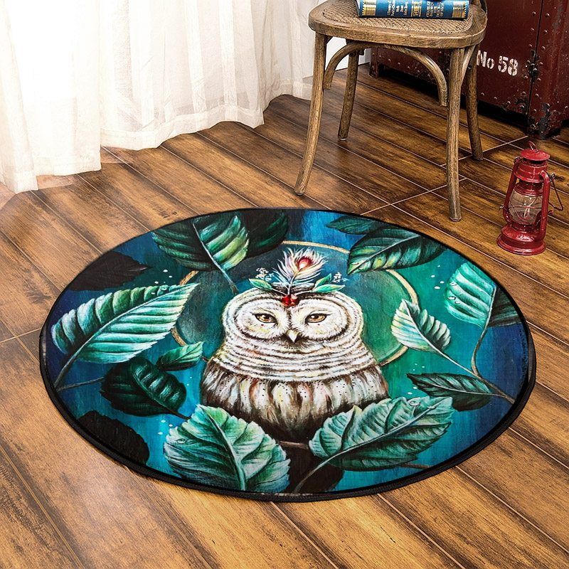 Owl Round Carpet