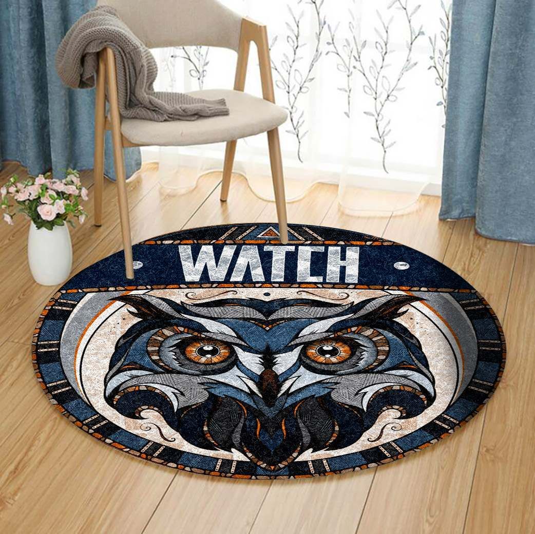 Owl Round Carpet