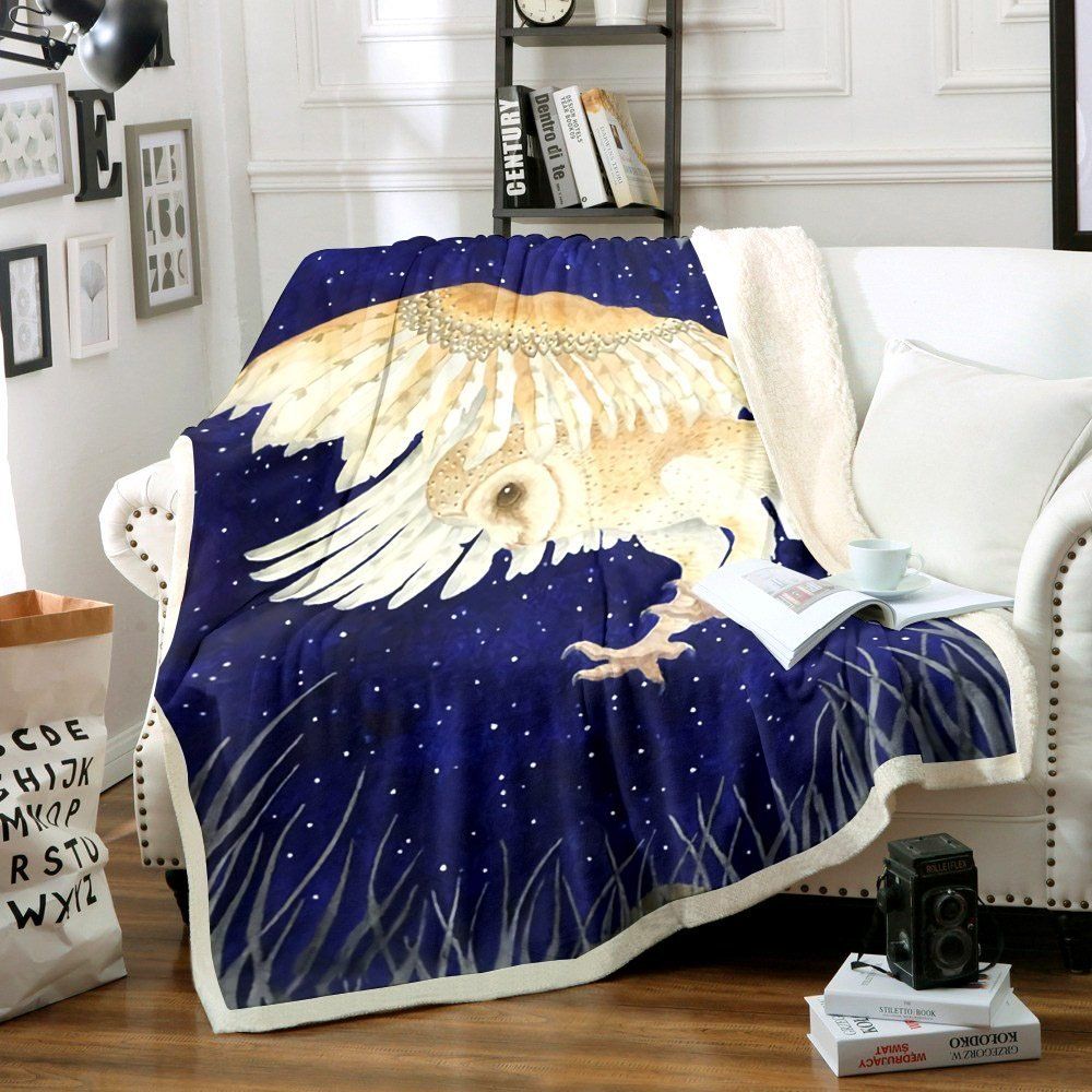 Owl Sherpa Fleece
