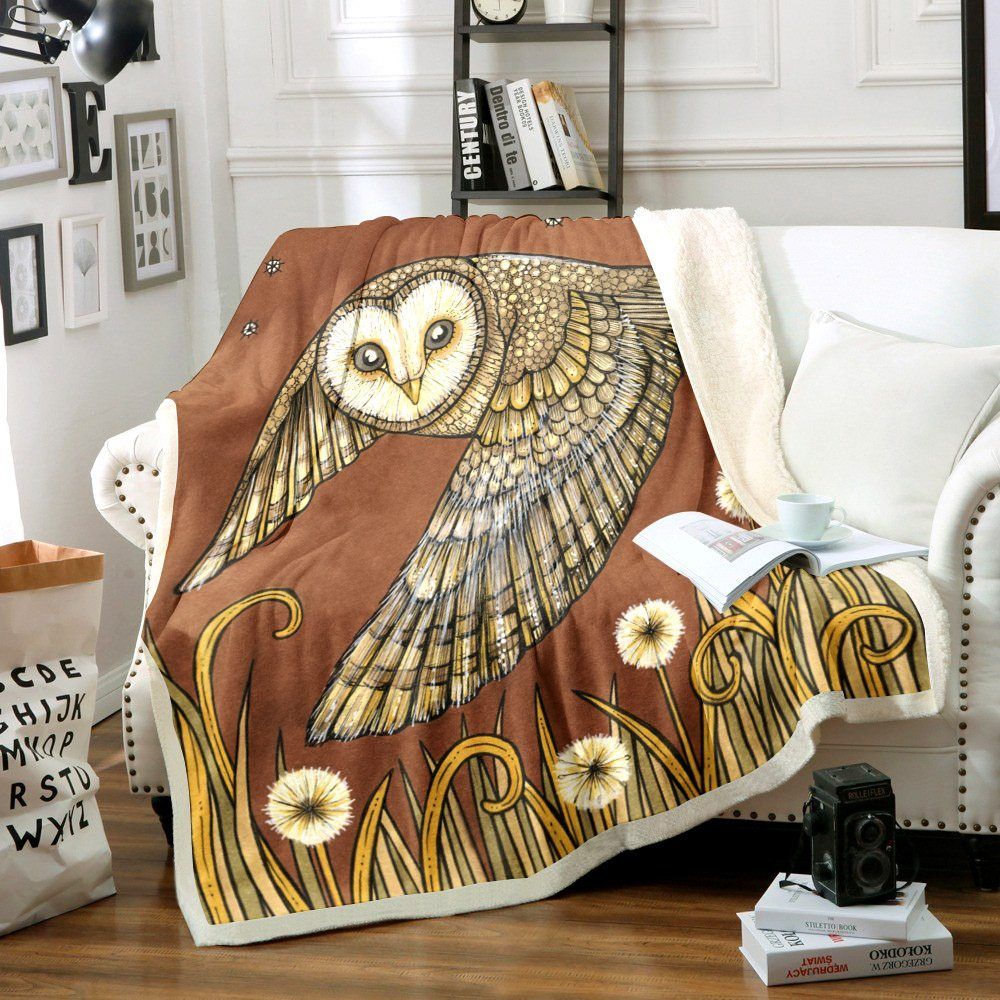 Owl Sherpa Fleece