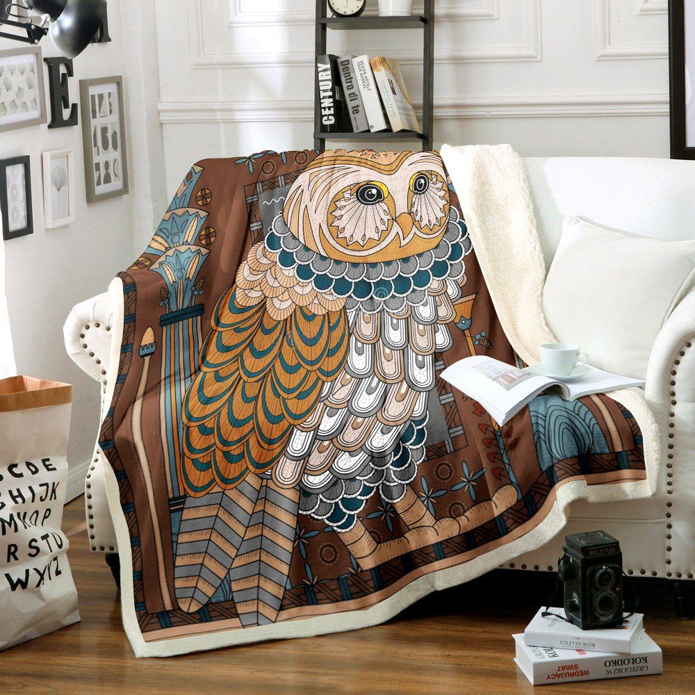 Owl Sherpa Fleece
