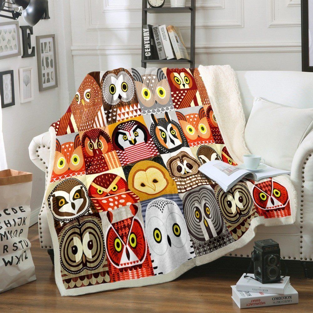 Owl Sherpa Fleece