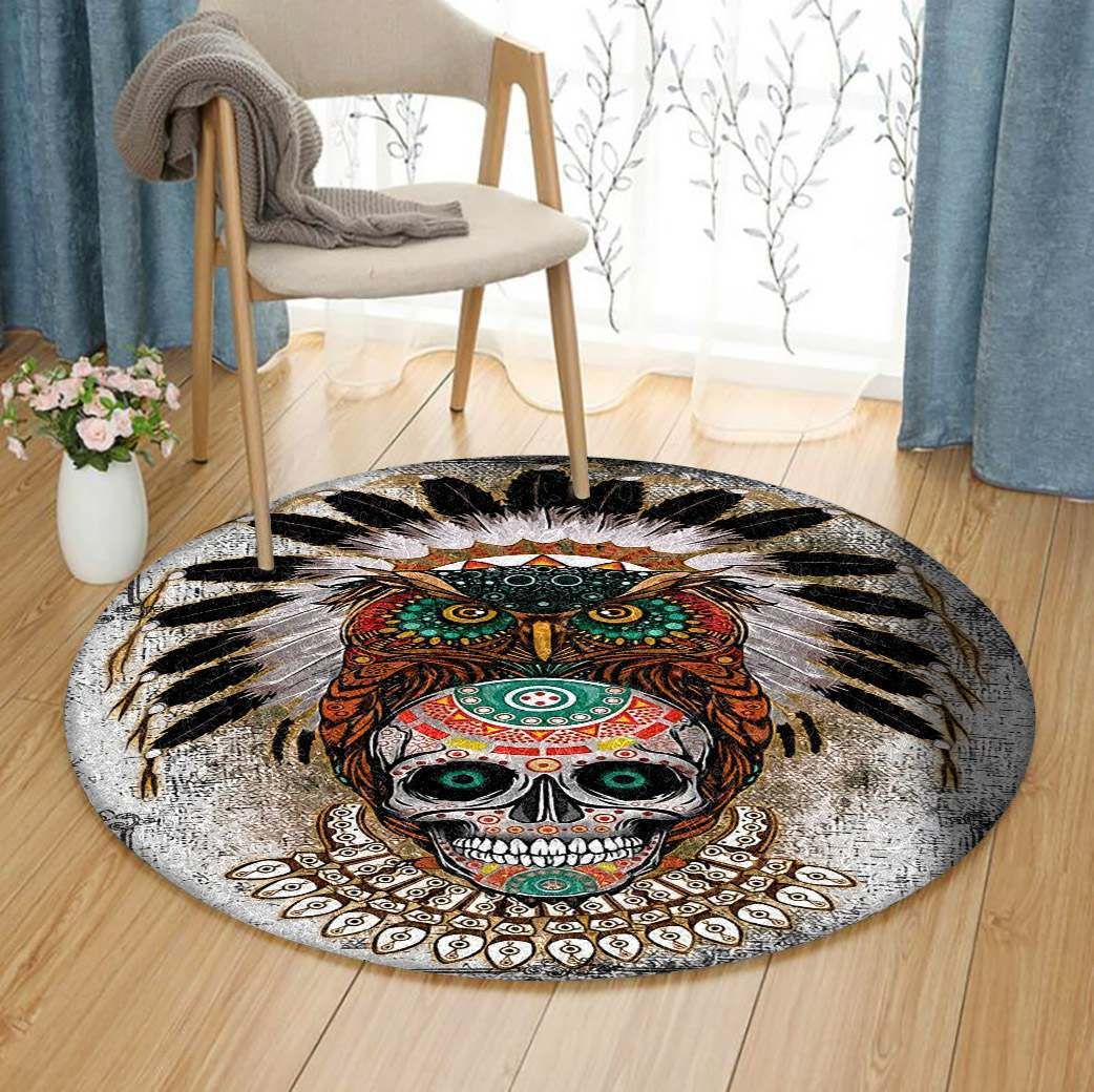 Owl Round Carpet