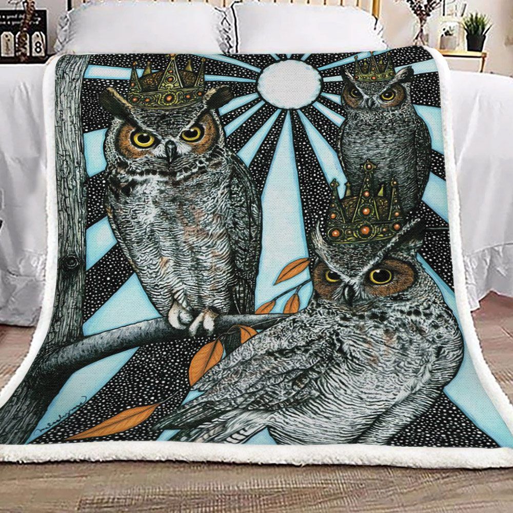 Owl Sherpa Fleece