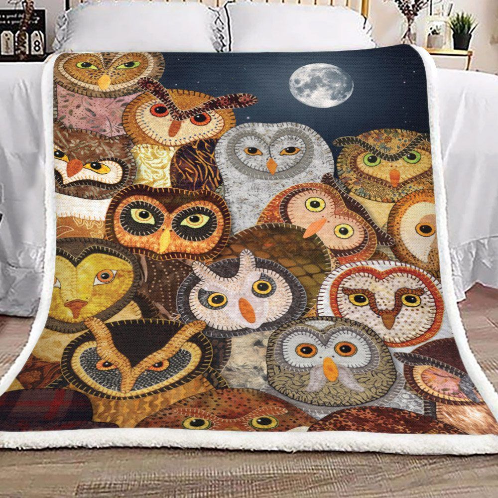 Owl Sherpa Fleece