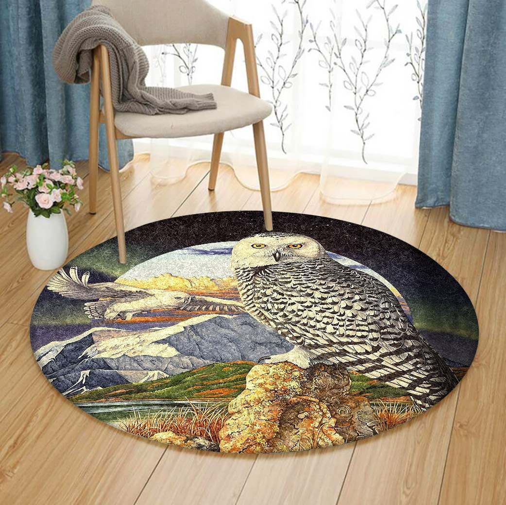 Owl Round Carpet