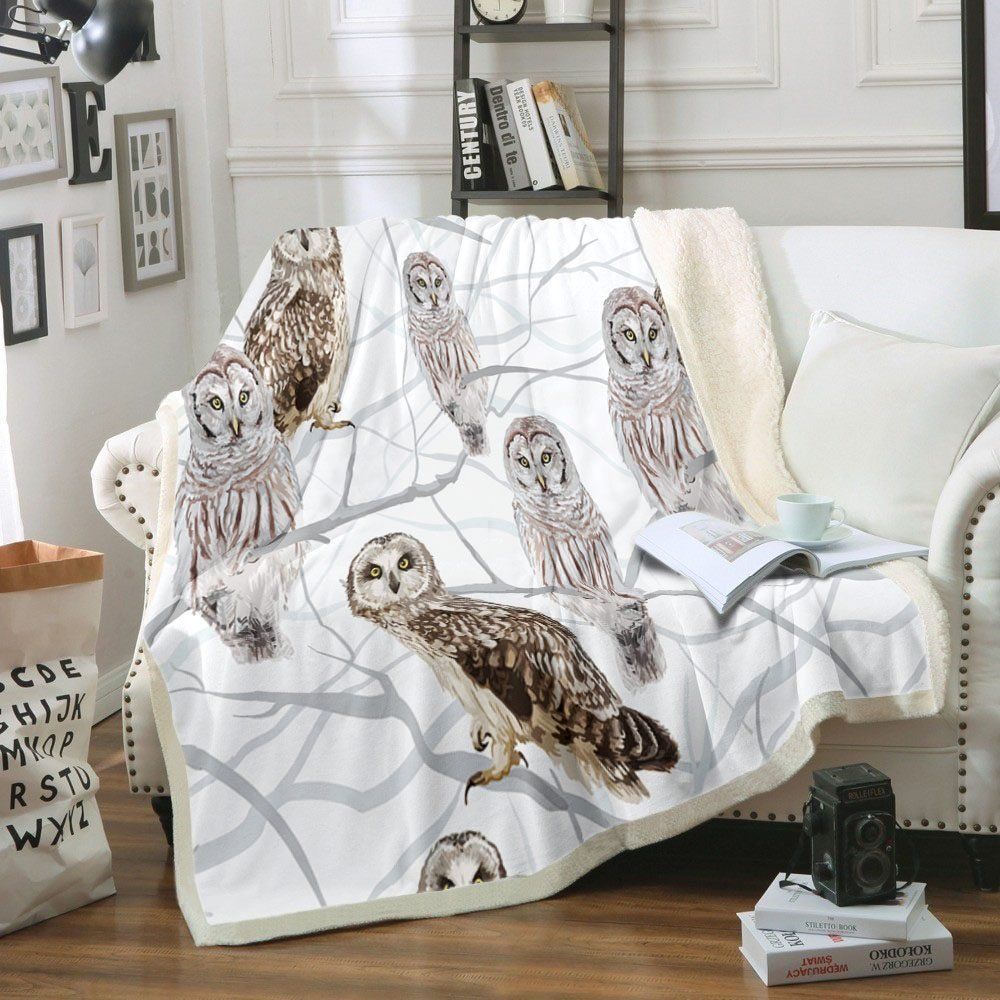 Owl Sherpa Fleece