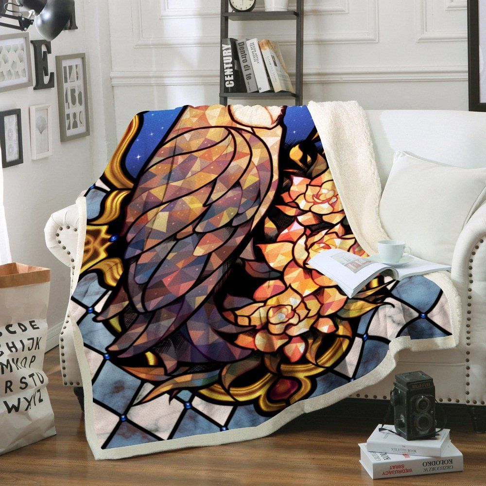 Owl Sherpa Fleece Blanket