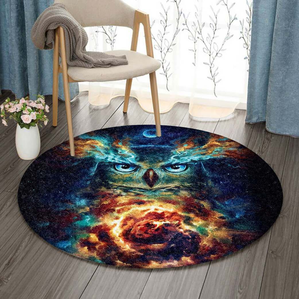 Owl Round Carpet