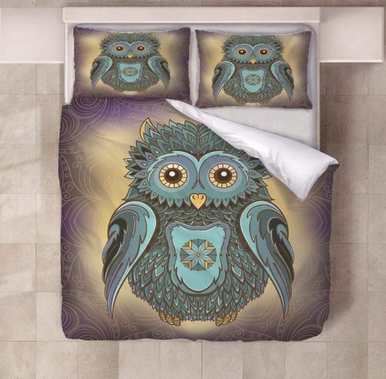 Owl Warrior Bedding Set